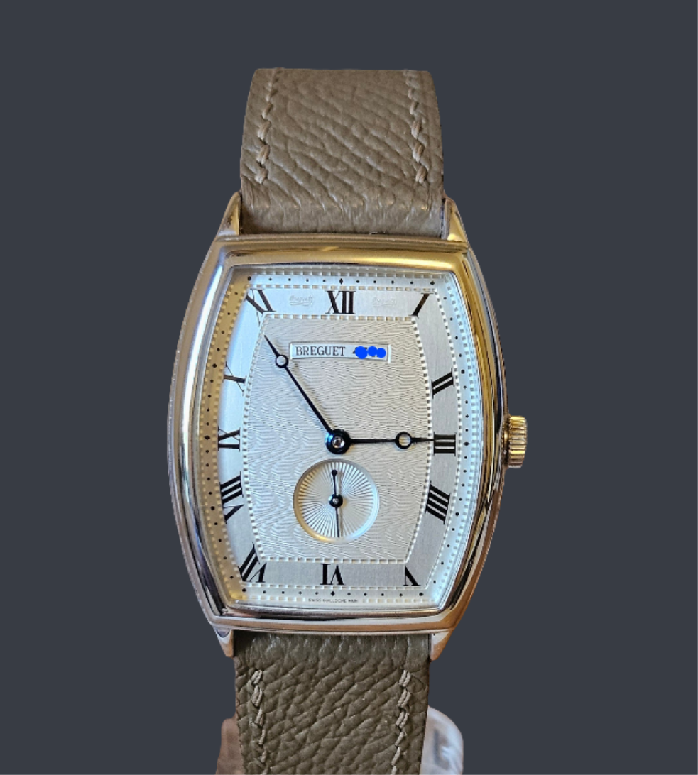 Breguet midsize tonneau cambre waterfall ref 3660bb white gold