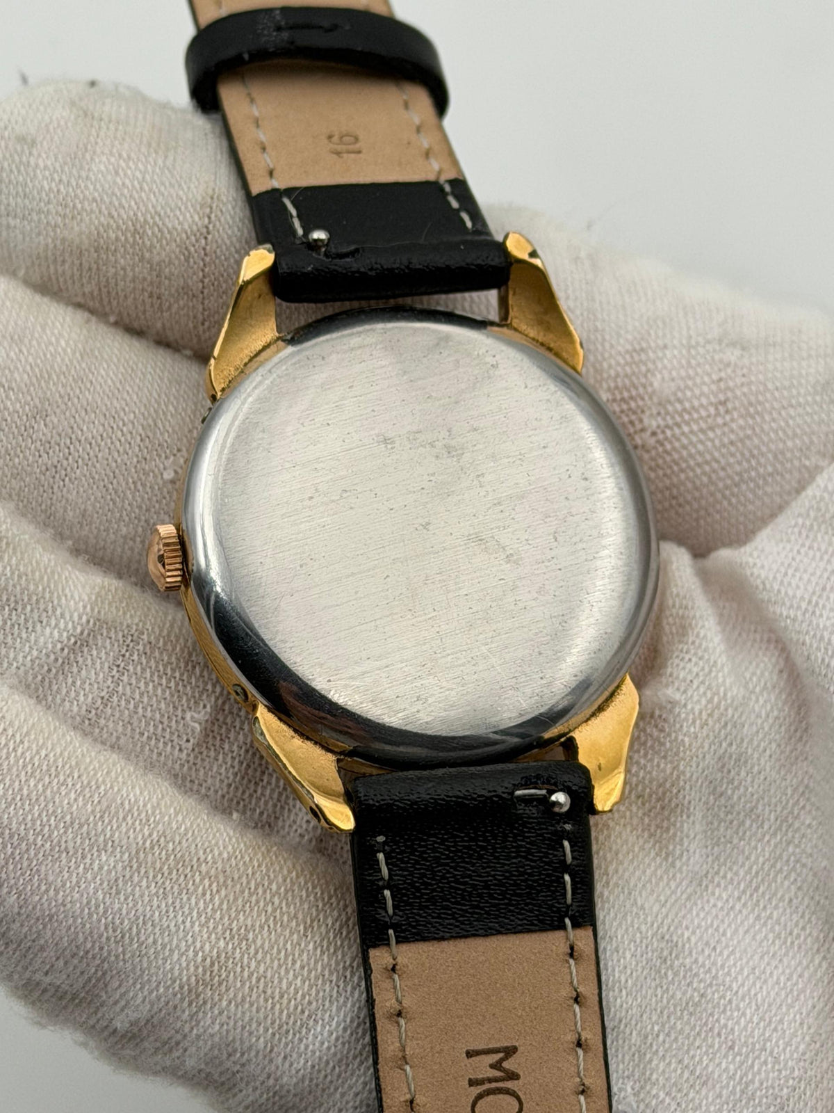 Movado Vintage Triple Calendar in gold and steel