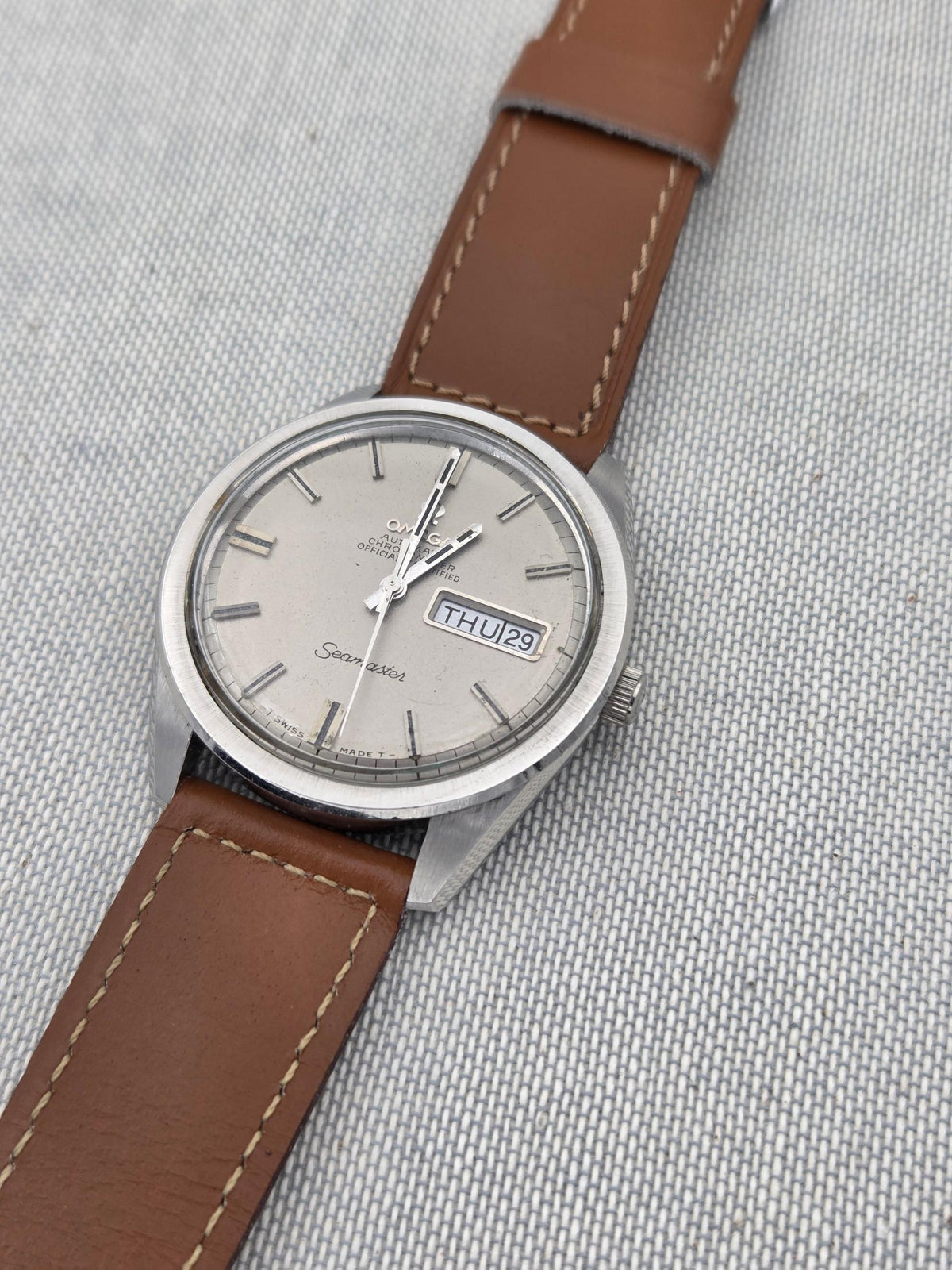 Omega Seamaster Chronometer day date sparkle 36mm
