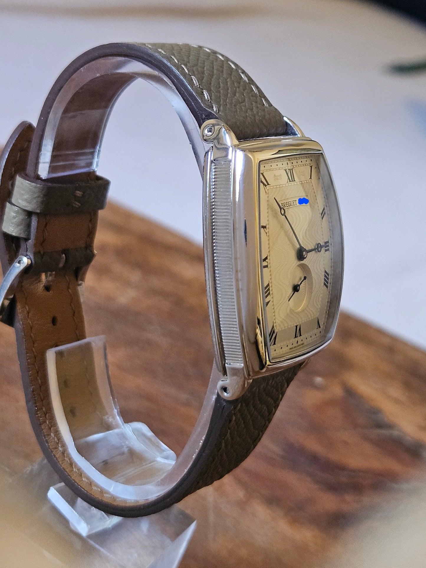 Breguet midsize tonneau cambre waterfall ref 3660bb white gold