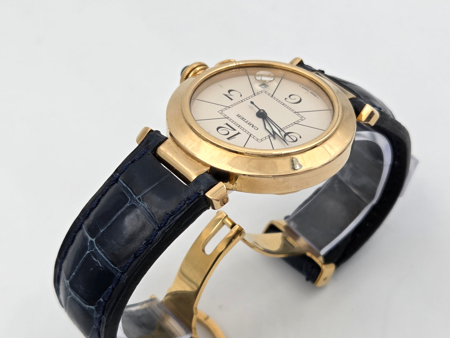 Cartier Pasha 38mm 18k gold Ref. 1020 1991