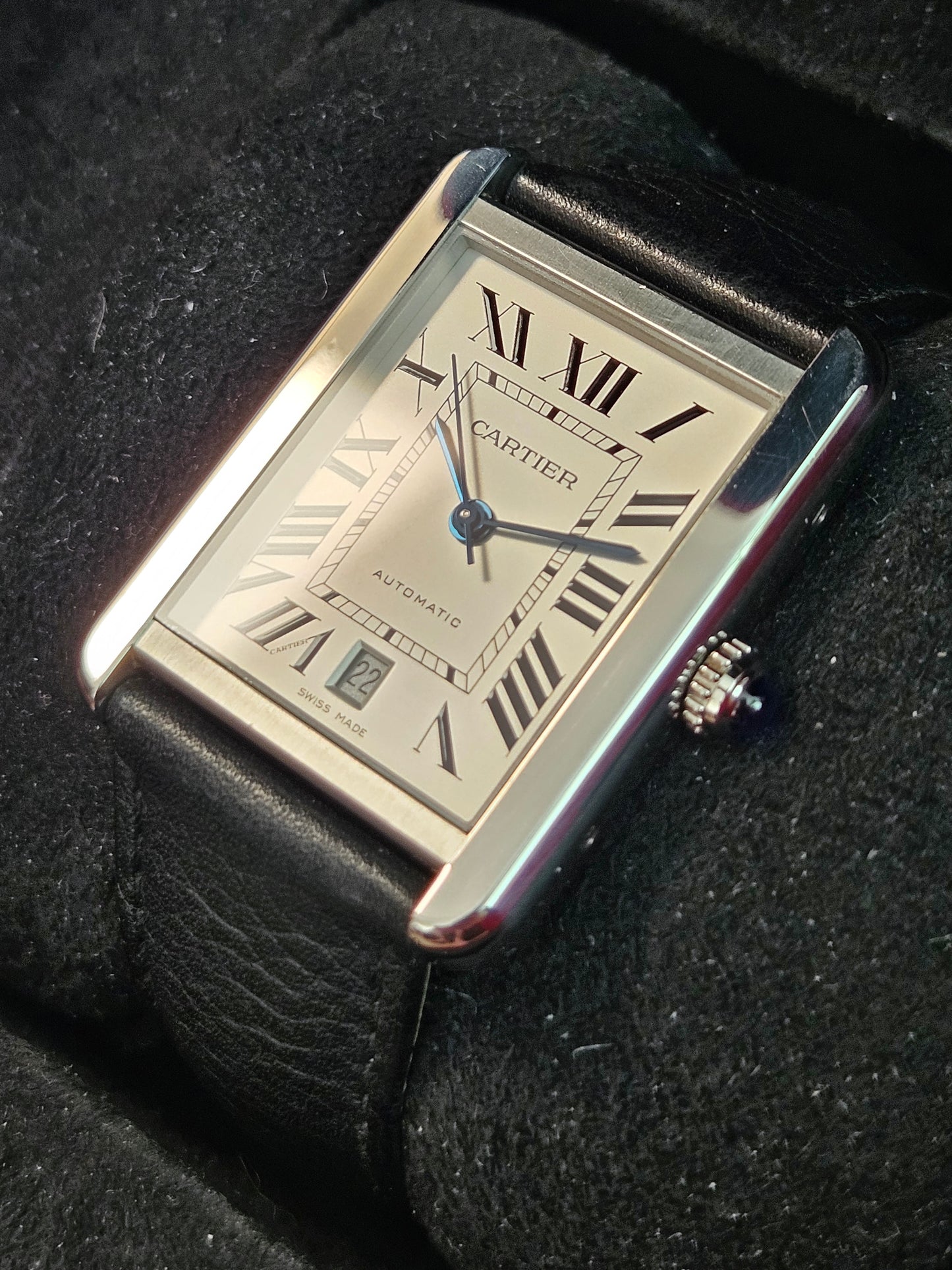 Cartier tank solo XL ref wsta0029 full set mint condition