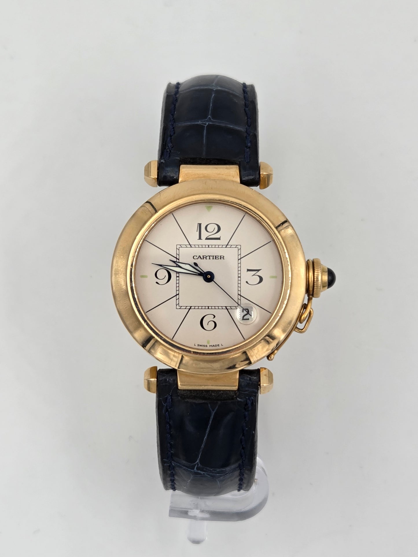 Cartier Pasha 38mm 18k gold Ref. 1020 1991