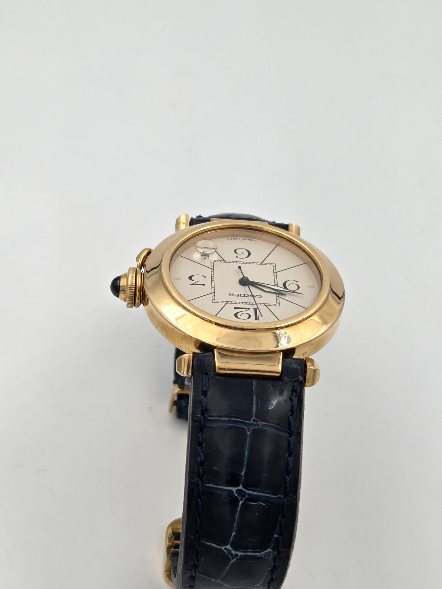 Cartier Pasha 38mm 18k gold Ref. 1020 1991