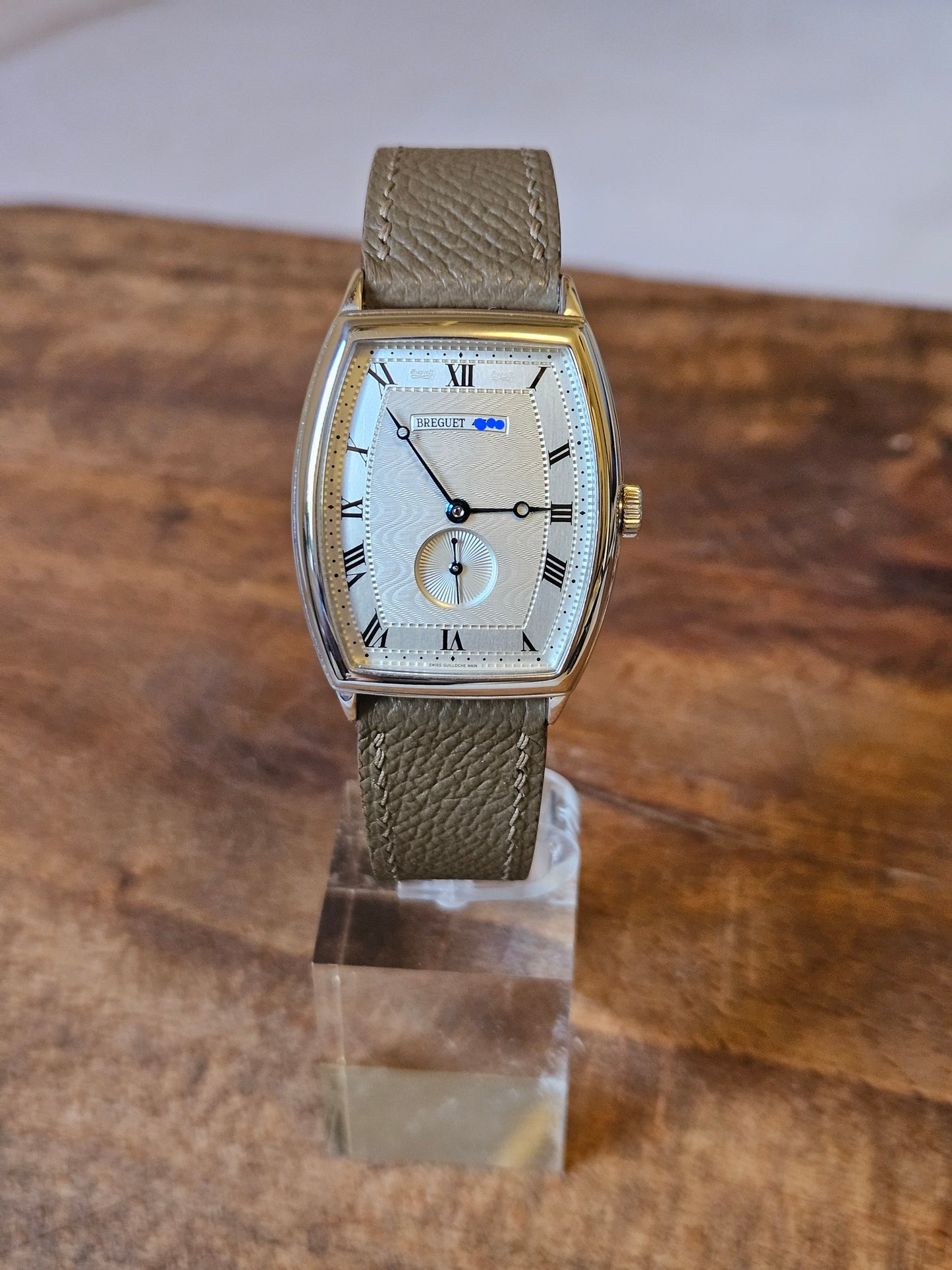 Breguet midsize tonneau cambre waterfall ref 3660bb white gold