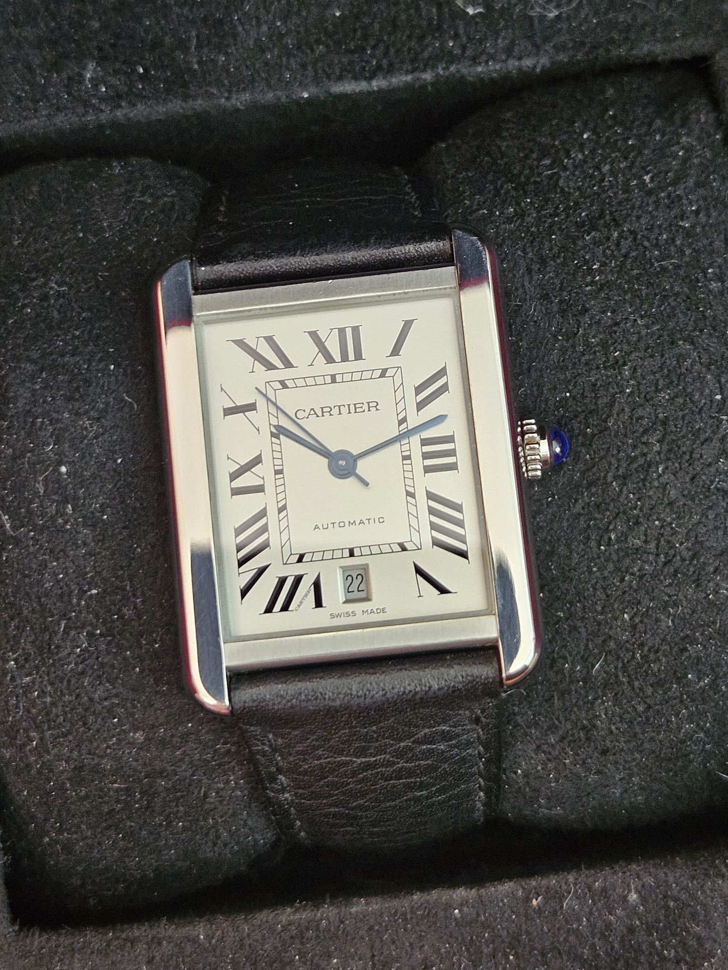 Cartier tank solo XL ref wsta0029 full set mint condition