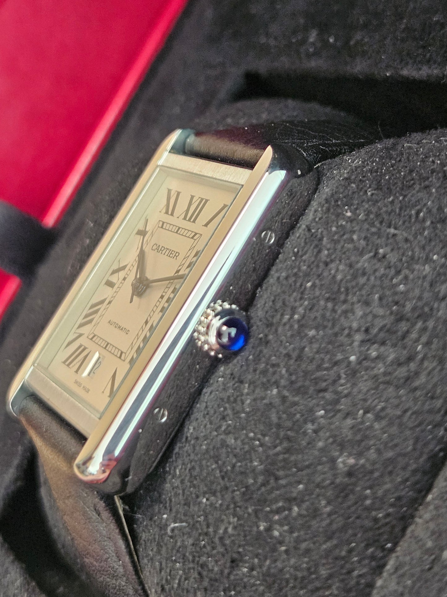 Cartier tank solo XL ref wsta0029 full set mint condition
