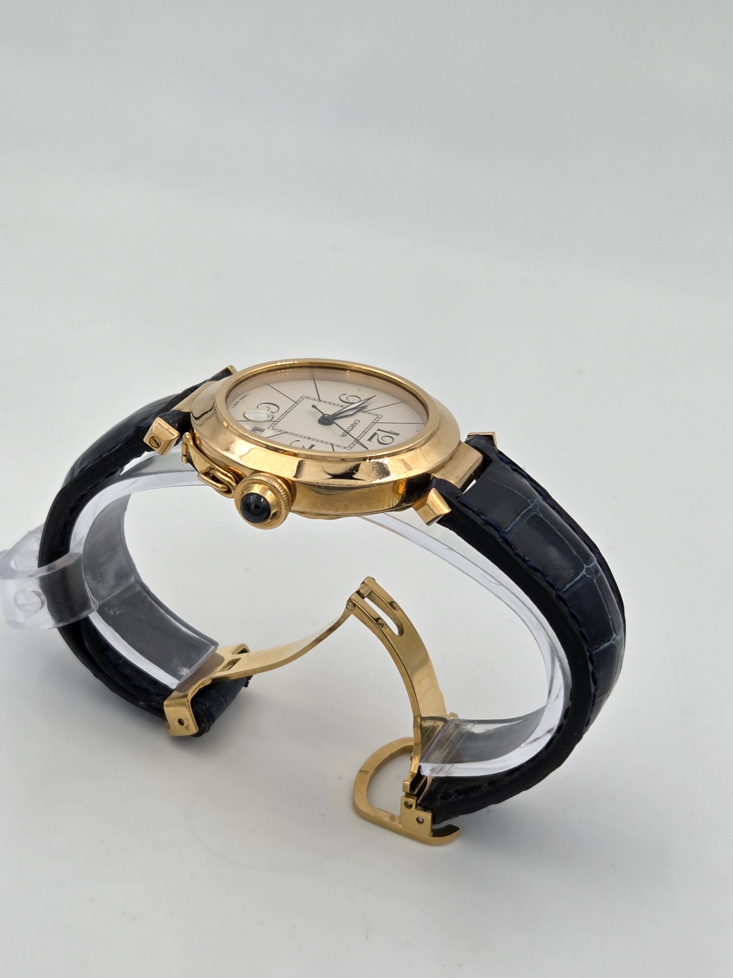 Cartier Pasha 38mm 18k gold Ref. 1020 1991