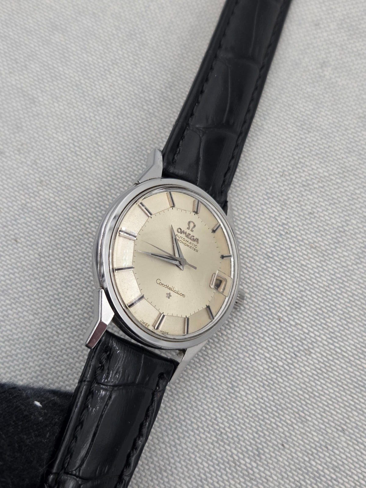 Omega Constellation Pie-pan piepan dogleg constellation genta like 168.005 (550)