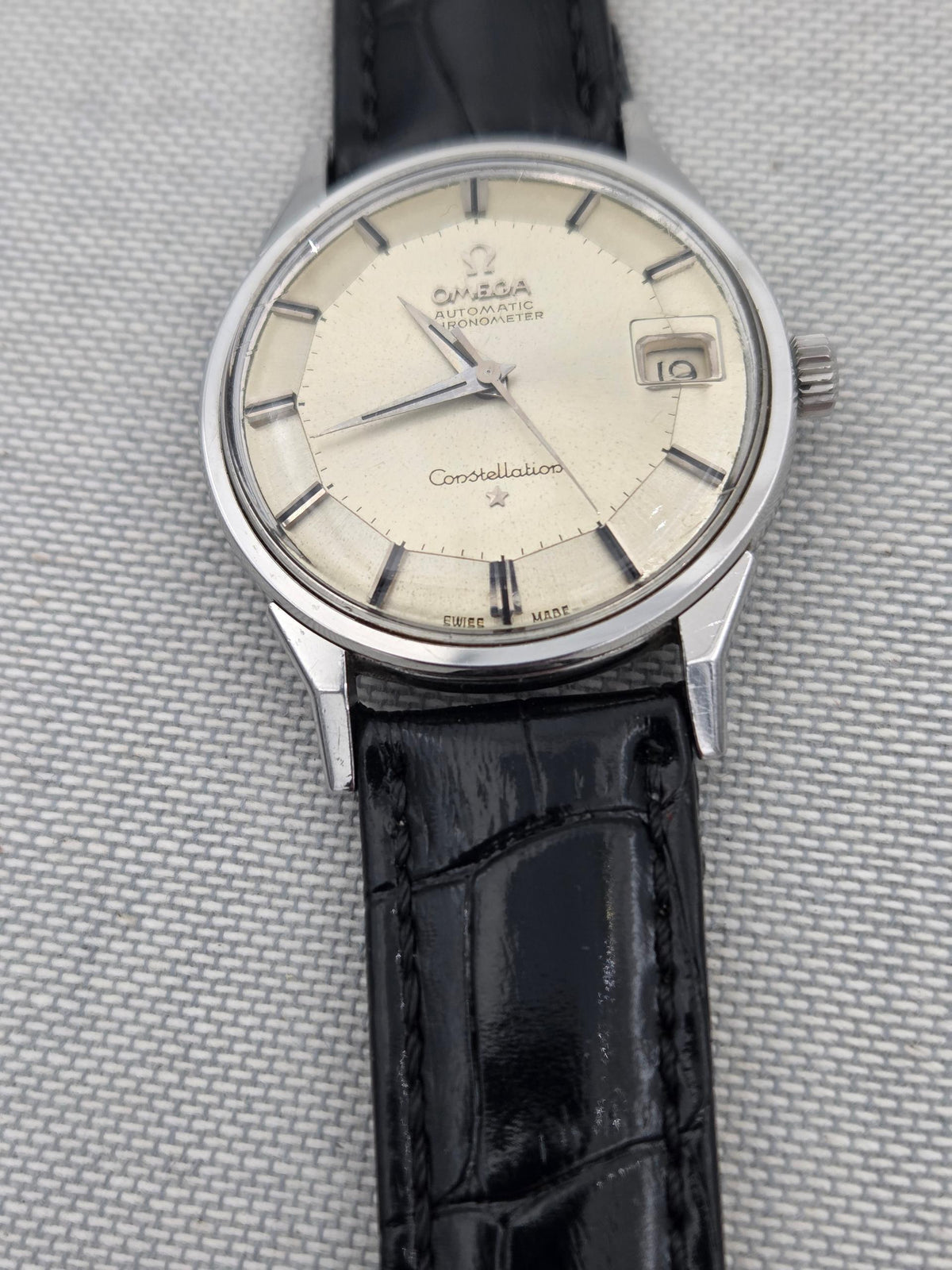 Omega Constellation Pie-pan piepan dogleg constellation genta like 168.005 (550)