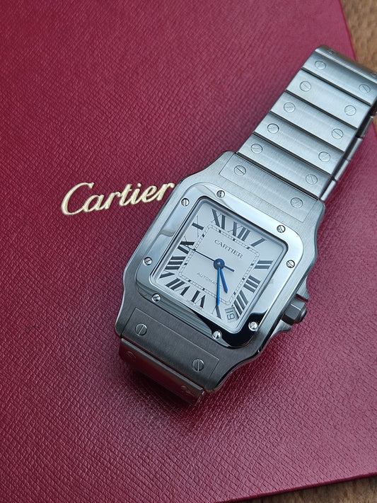 Cartier Santos galbée XL full set W20098D6