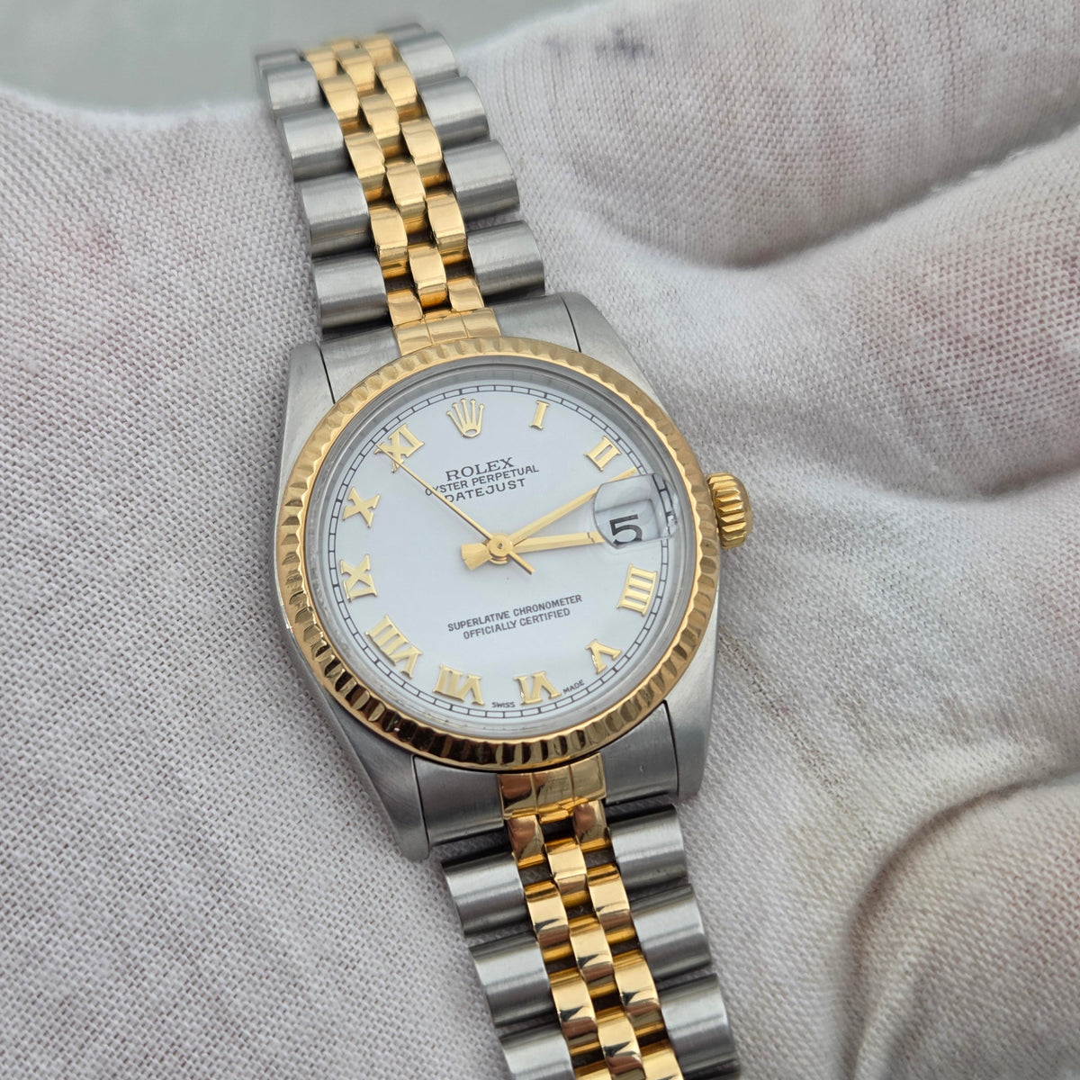 Rolex Datejust 31 Serviced in 2026 jubilee roman white 178273 278273