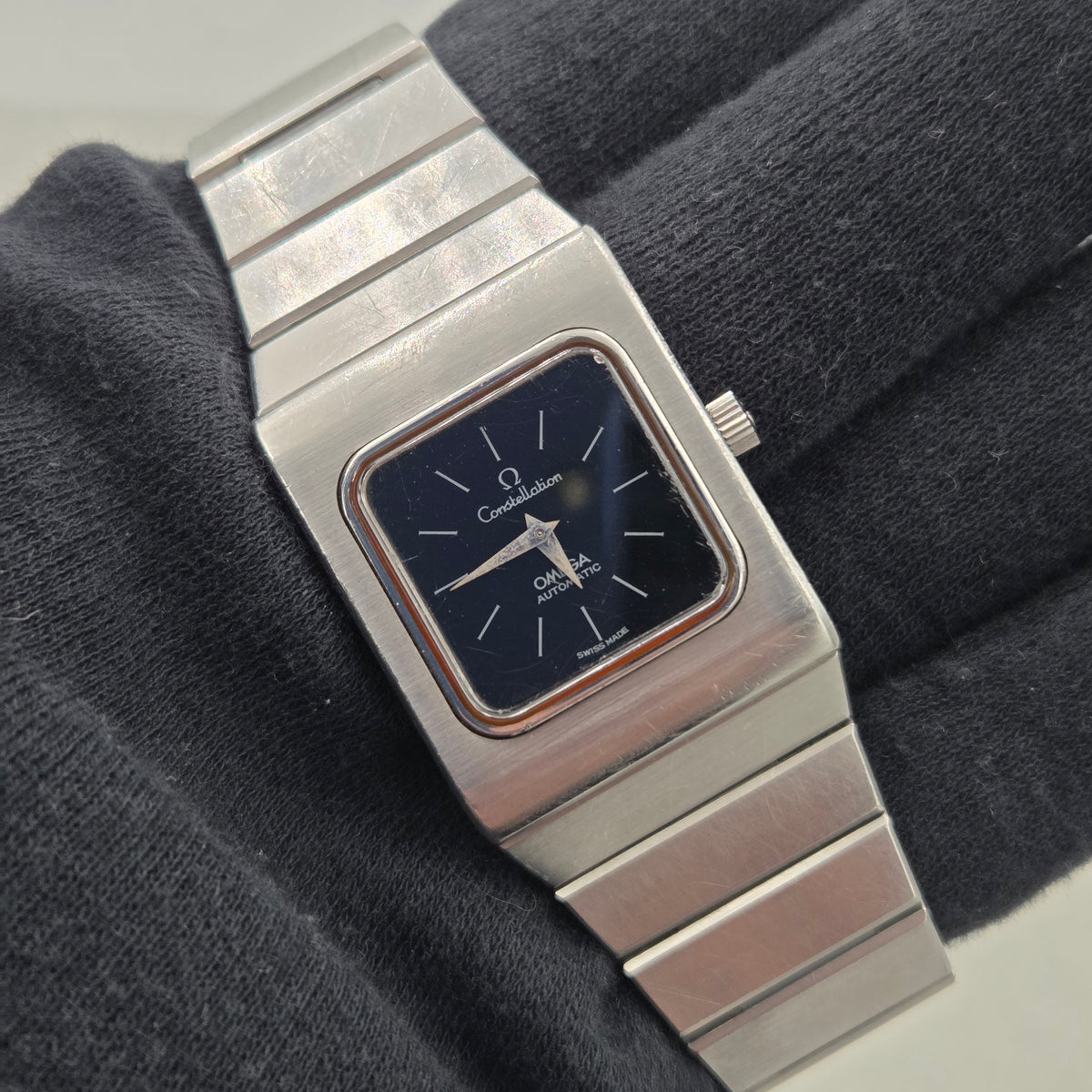 Omega Constellation Square rectangular automatic constellation spider dial