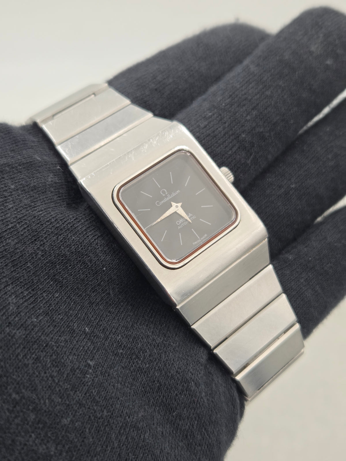 Omega Constellation Square rectangular automatic constellation spider dial