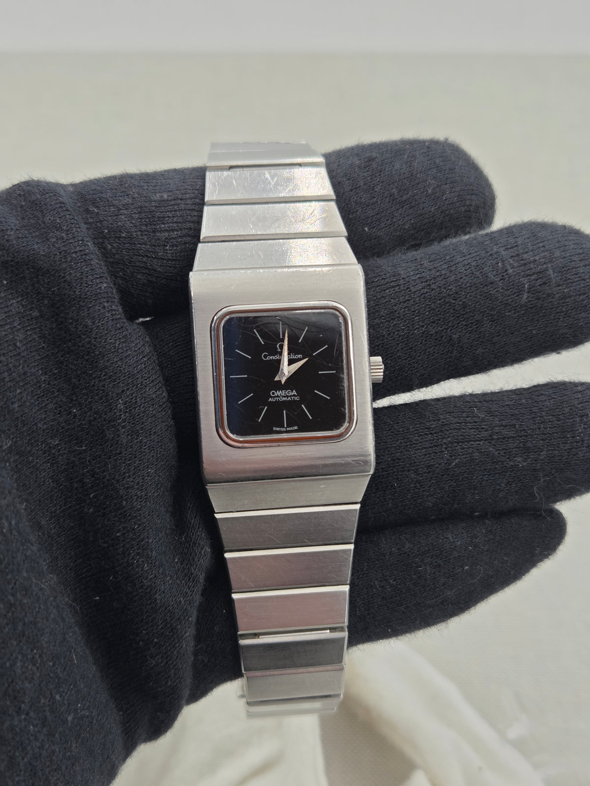 Omega Constellation Square rectangular automatic constellation spider dial