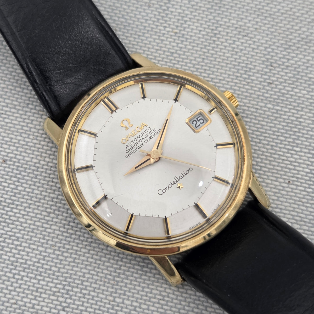 Omega Constellation Pie pan jumbo gold cap