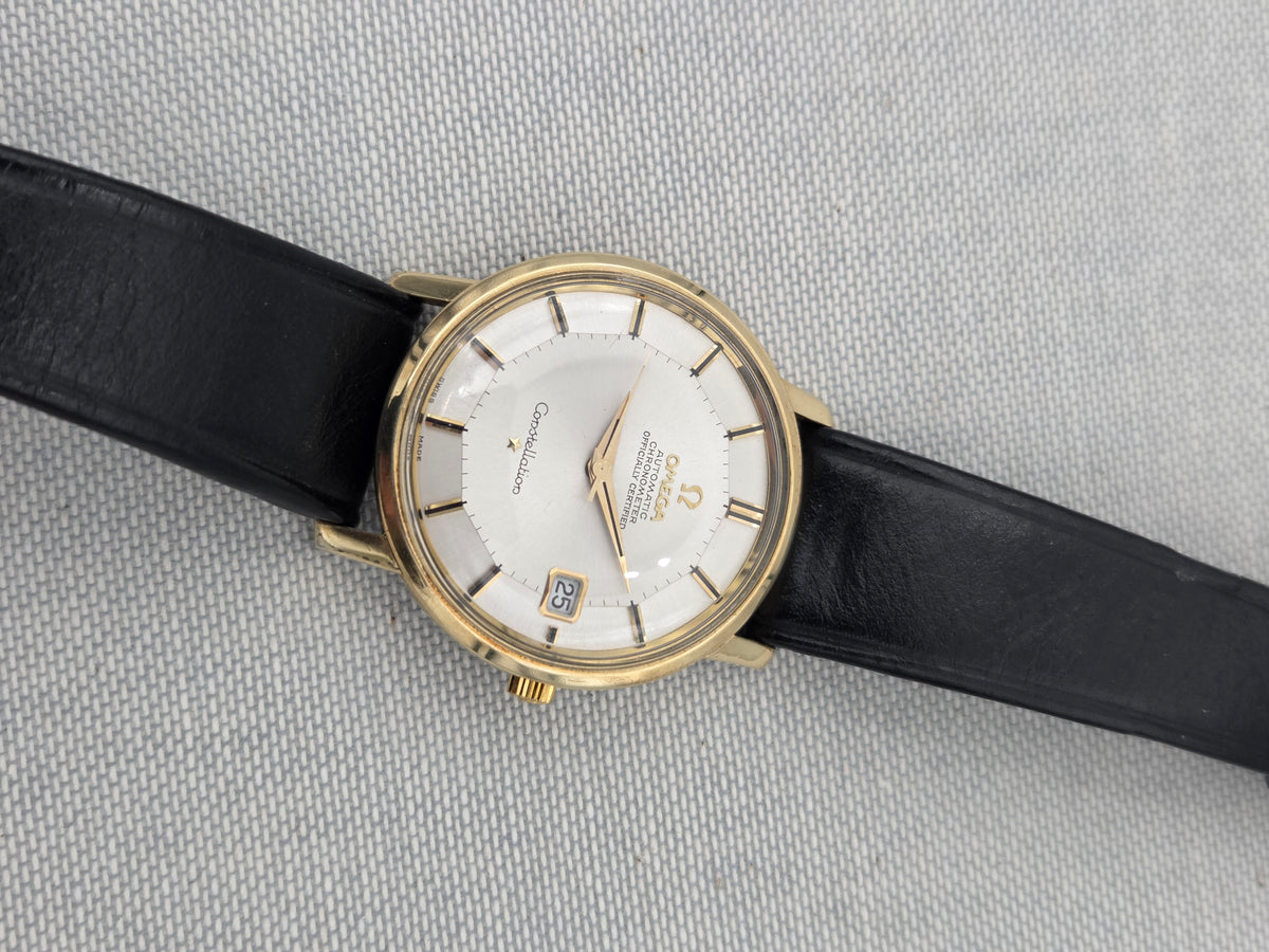 Omega Constellation Pie pan jumbo gold cap