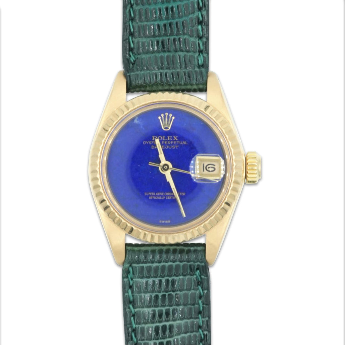 Rolex Lady-Datejust with rare lapis dial, serviced and 2y warranty 6917