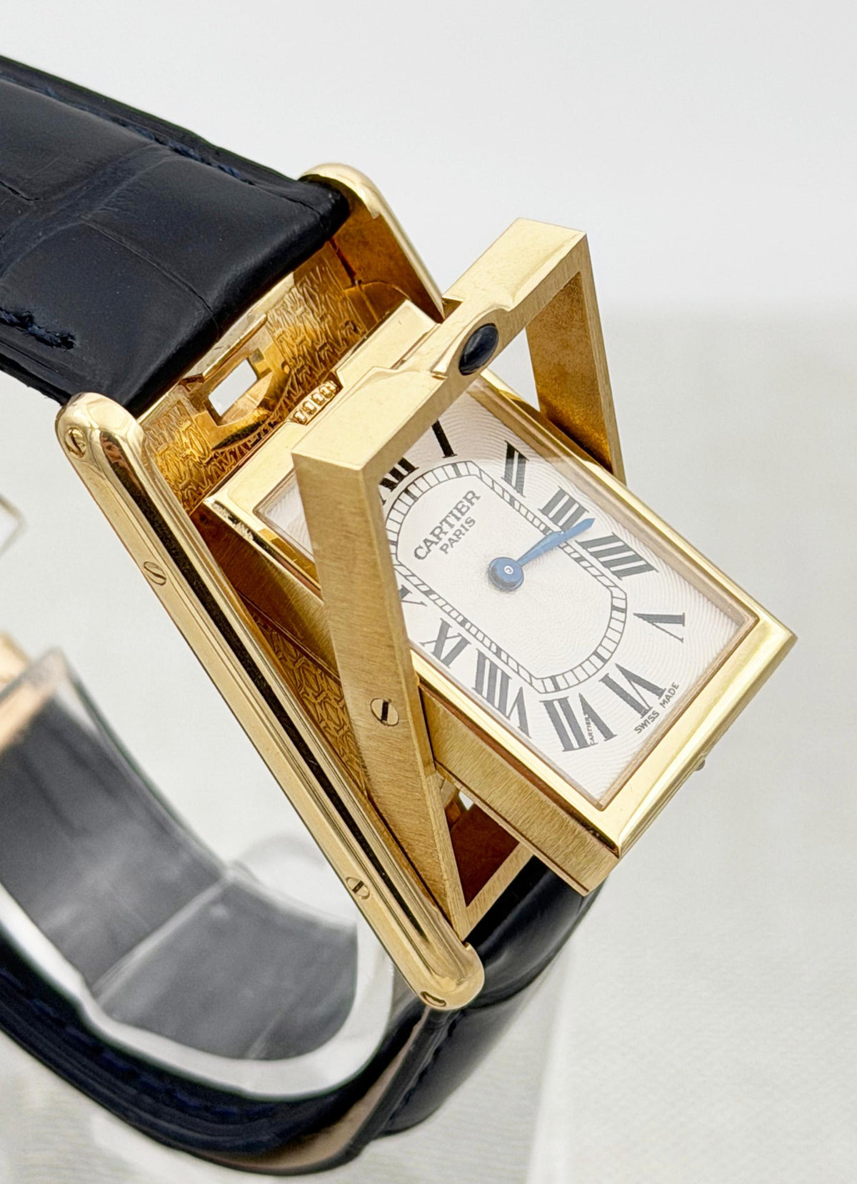 Cartier Tank Tank Basculante, original papers serviced 2025