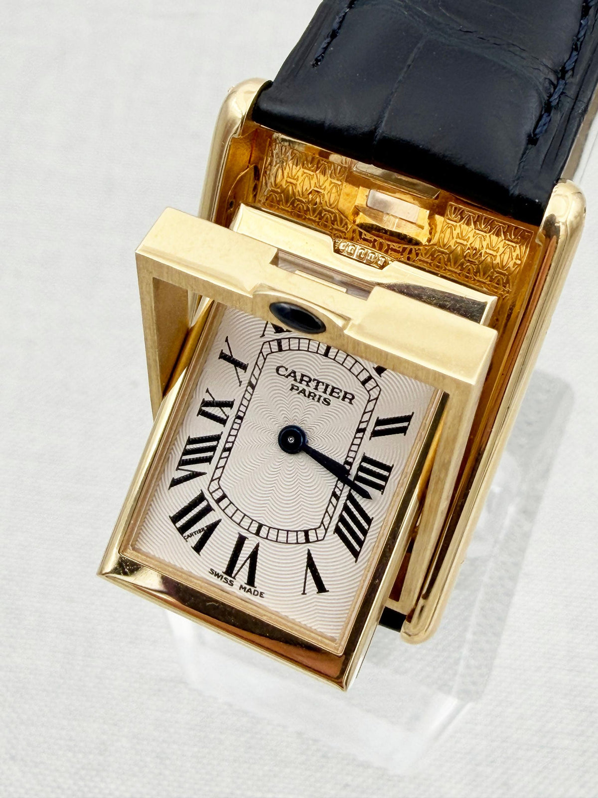 Cartier Tank Tank Basculante, original papers serviced 2025