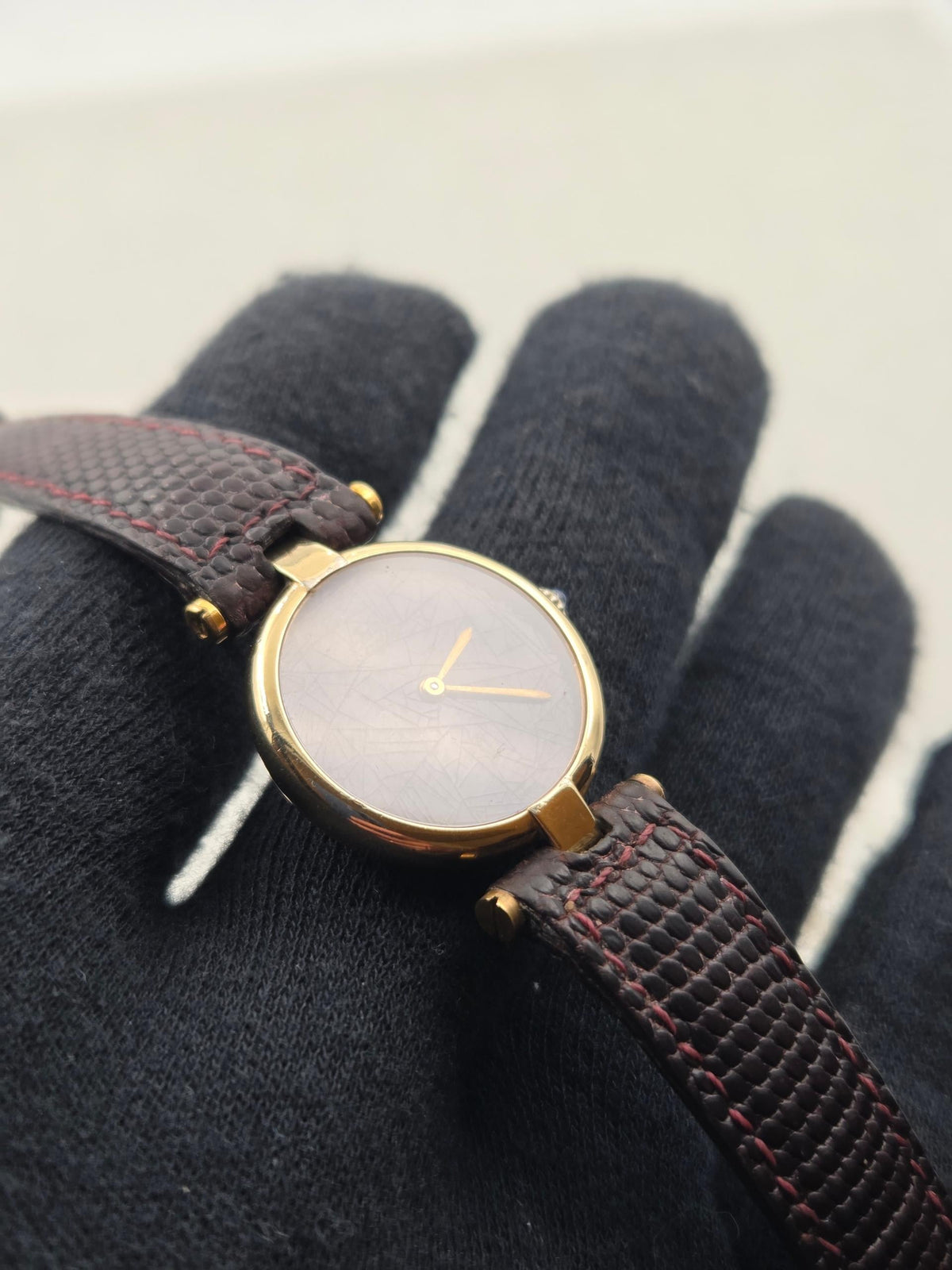 Cartier Vendome 1851 24mm must vermeil (483)