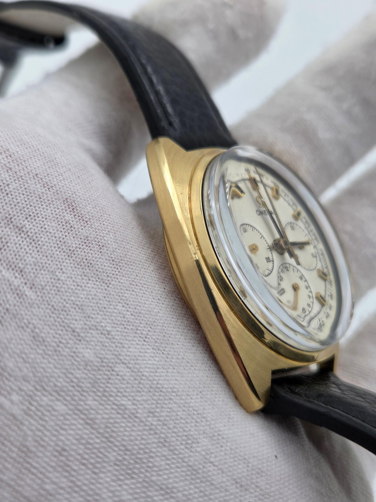 Omega Seamaster Chrono 18k gold serviced 2y warranty