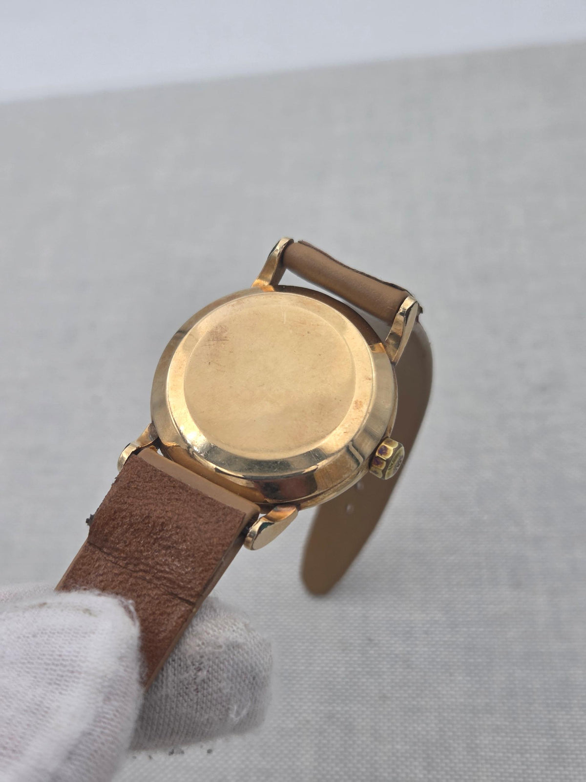 Omega Classic 2865-1 sc 80 micron gold plated honeycomb dial (405)