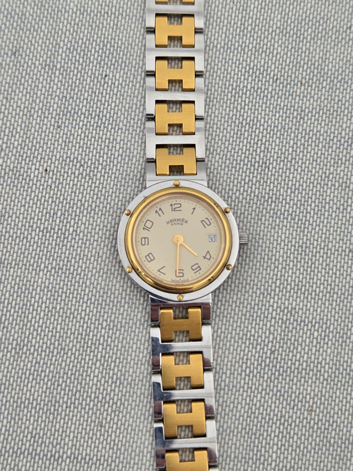 Hermès Clipper Serviced and 2y warranty cl4.220 24mm
