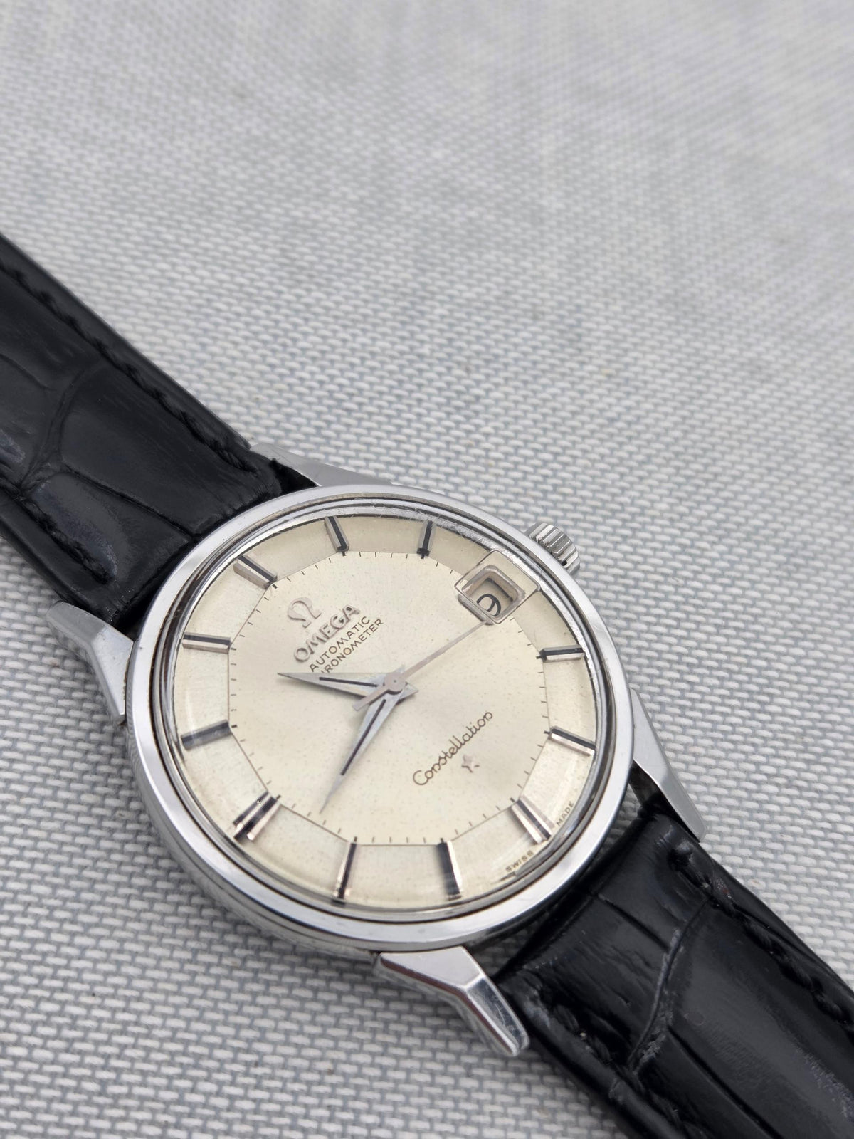 Omega Constellation Pie-pan piepan dogleg constellation genta like 168.005 (550)