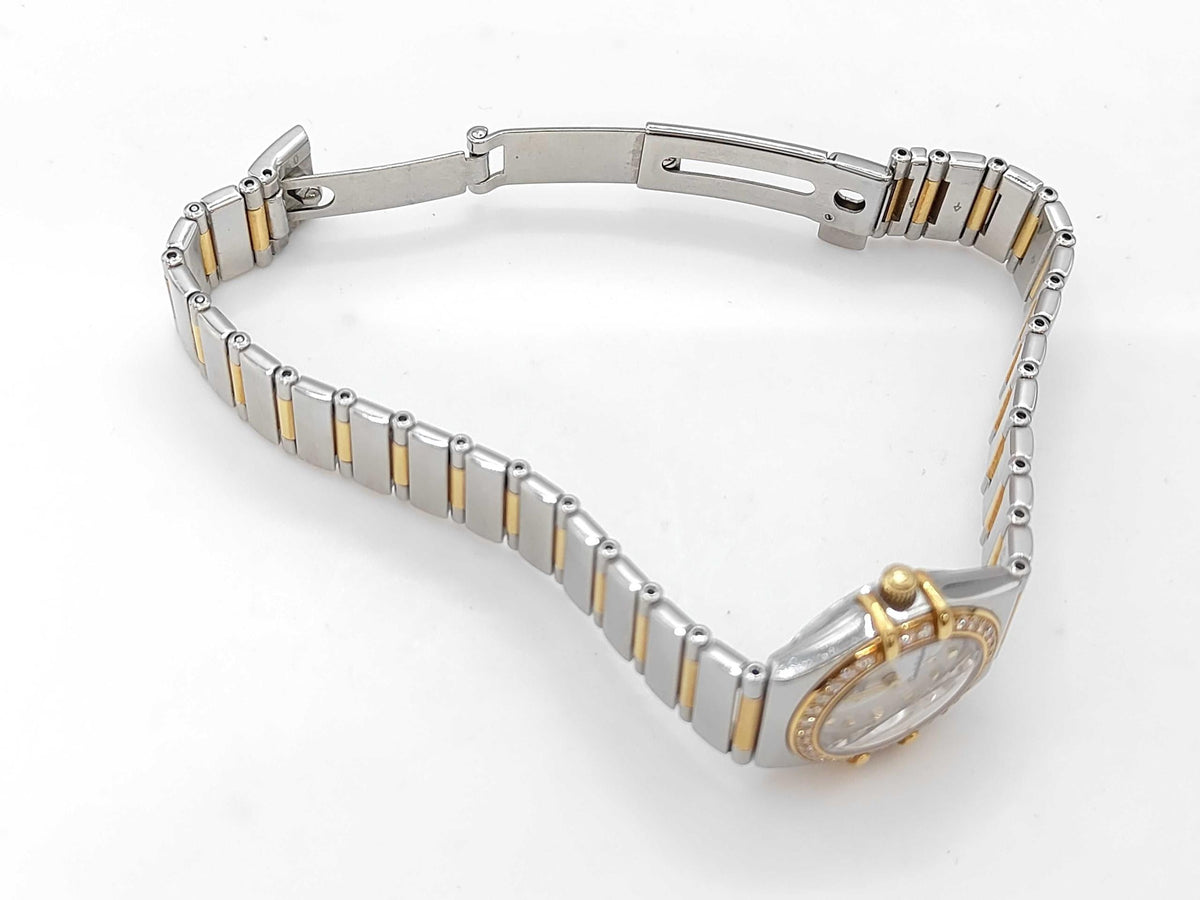 Omega My Choice Constellation MOP diamonds 18k yellow gold 1365.71.00