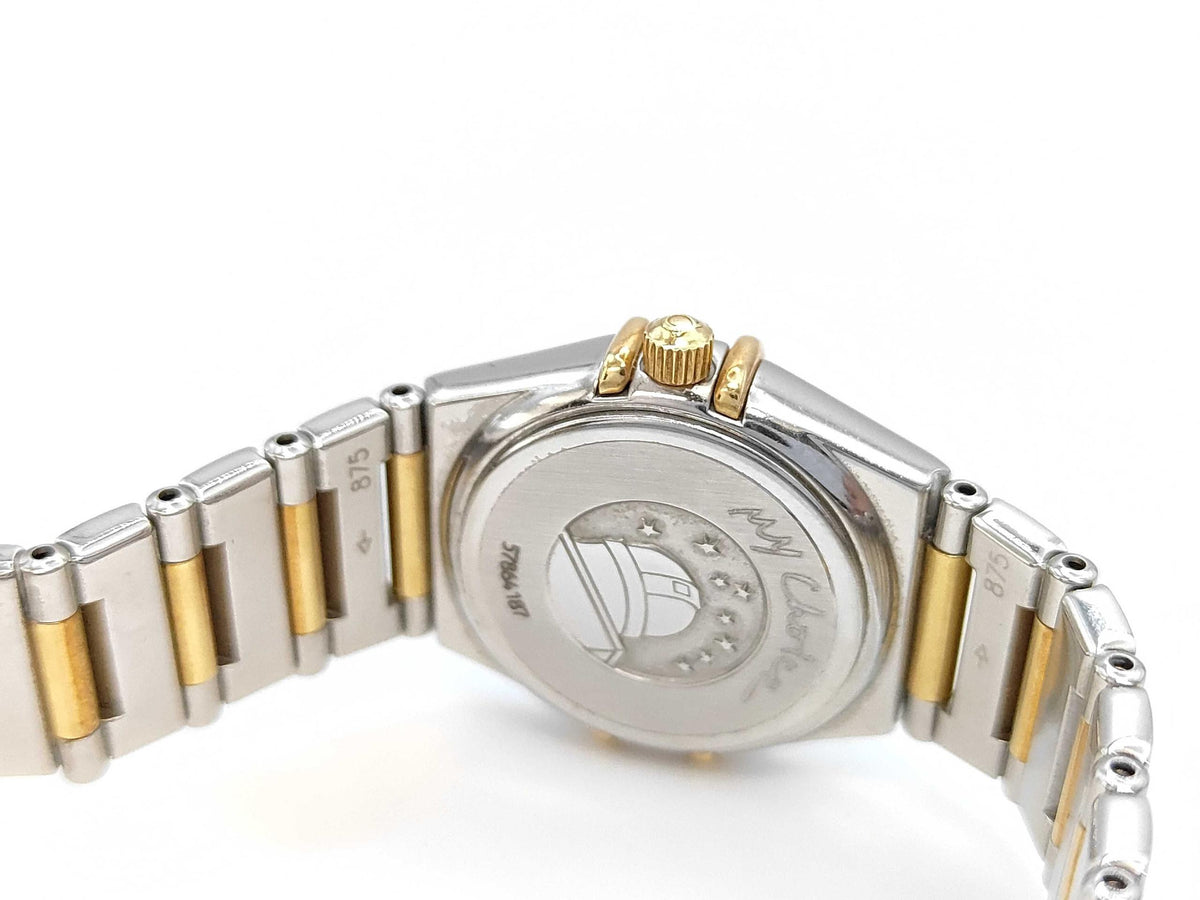 Omega My Choice Constellation MOP diamonds 18k yellow gold 1365.71.00