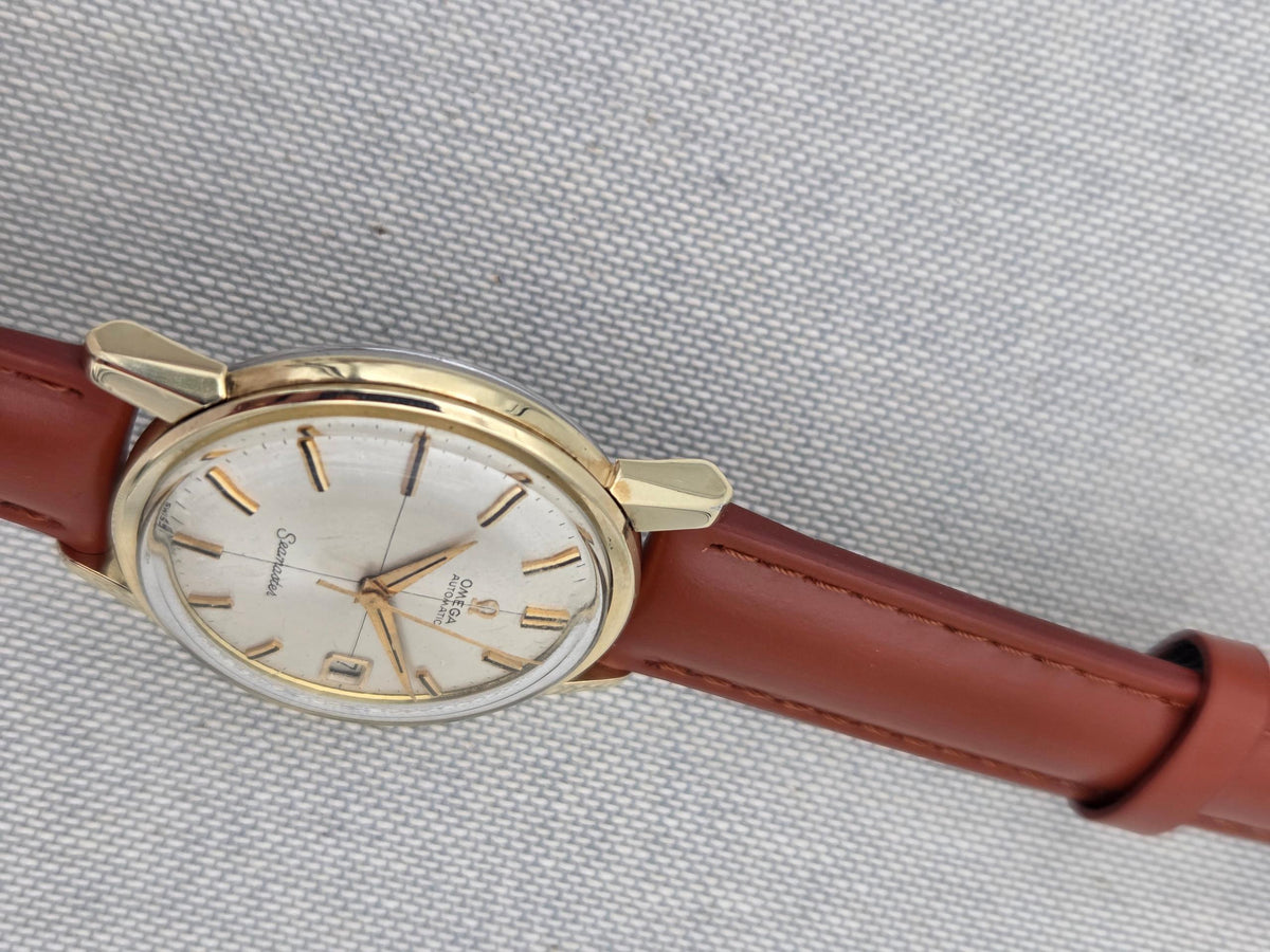 Omega Seamaster Automatic Serviced Cross hair gold cap