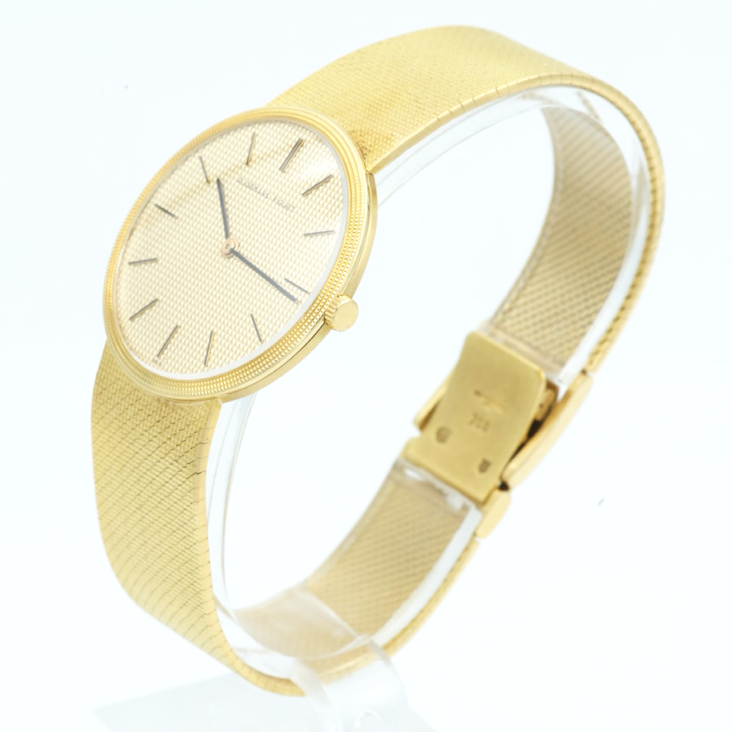 Audemars Piguet 18k gold Calatrava "Clous de Paris" Hobnail Vintage in exceptional condition