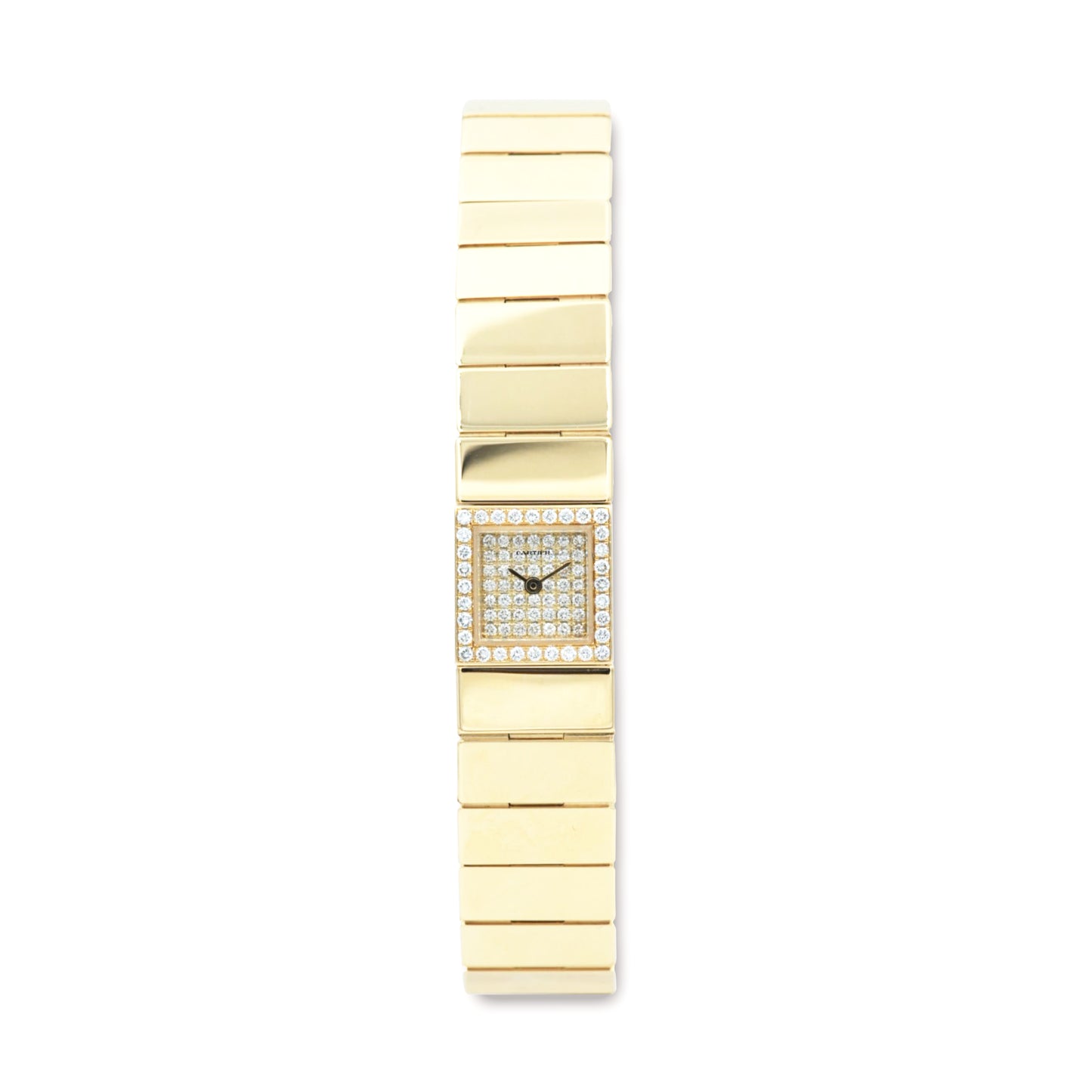 Cartier Tank Lingot with Factory Diamonds Ref. 1705