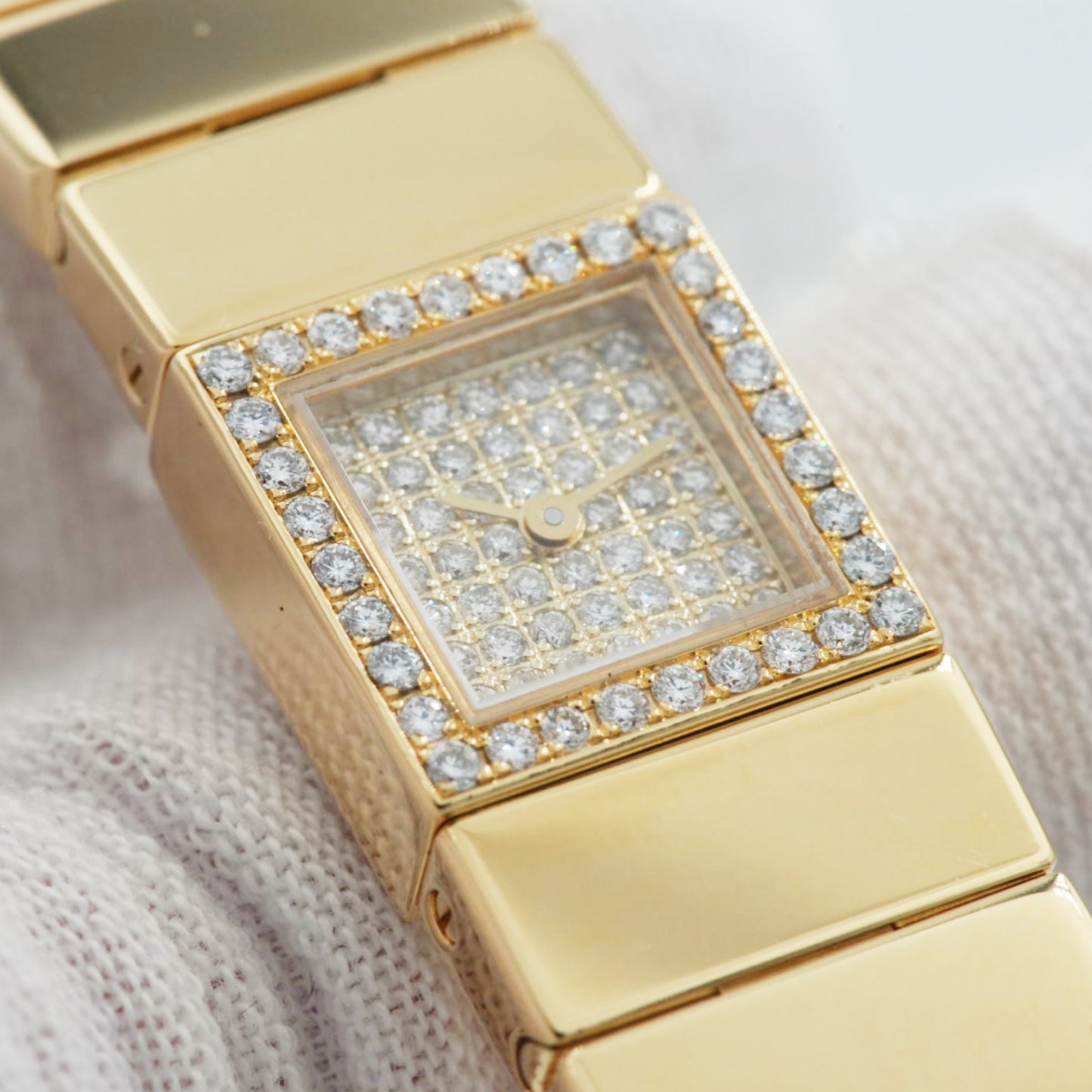 Cartier Tank Lingot with Factory Diamonds Ref. 1705