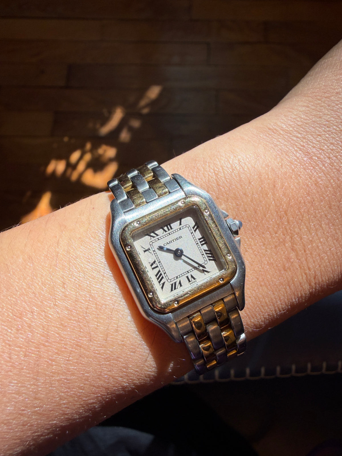 Cartier Panthère PM Small model Panthère 2-row gold similar to 1120