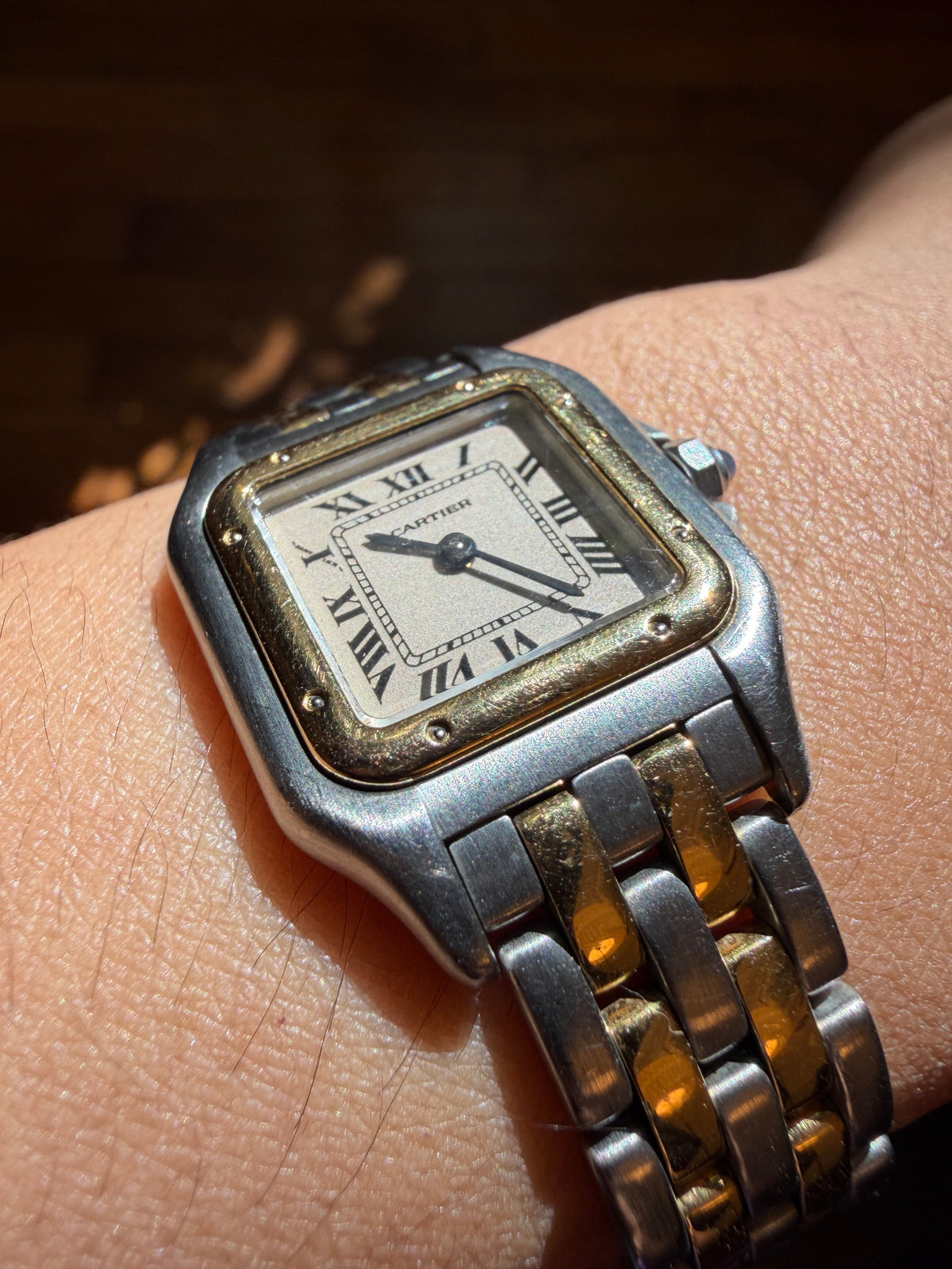 Cartier Panthère PM Small model Panthère 2-row gold similar to 1120