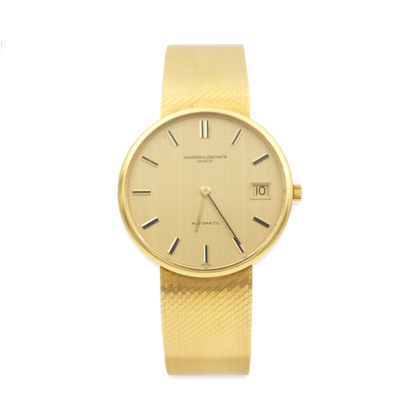 Vacheron Constantin vintage 80s gold bracelet watch patrimony 35mm 44012