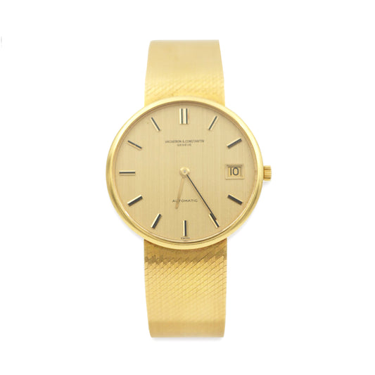 Vacheron Constantin vintage 80s gold bracelet watch patrimony 35mm 44012