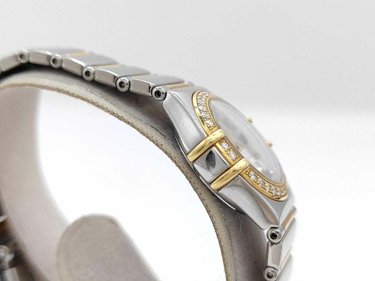 Omega My Choice Constellation MOP diamonds 18k yellow gold 1365.71.00