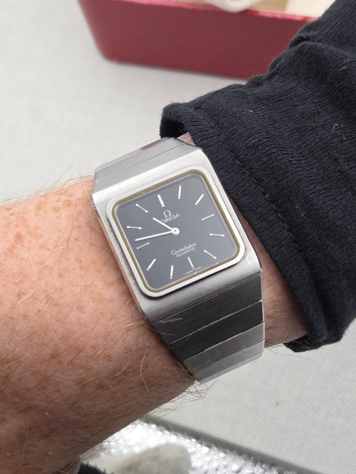 Omega Constellation Quartz integrated bracelet