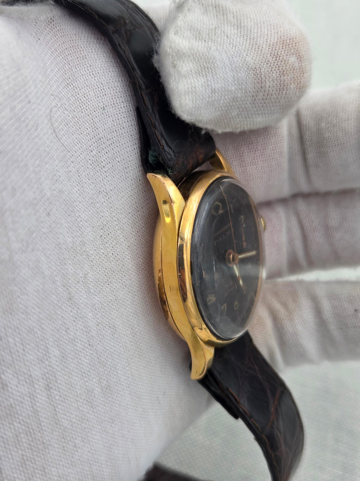 Chronographe Suisse Cie Palma Palma 18k manual 34mm