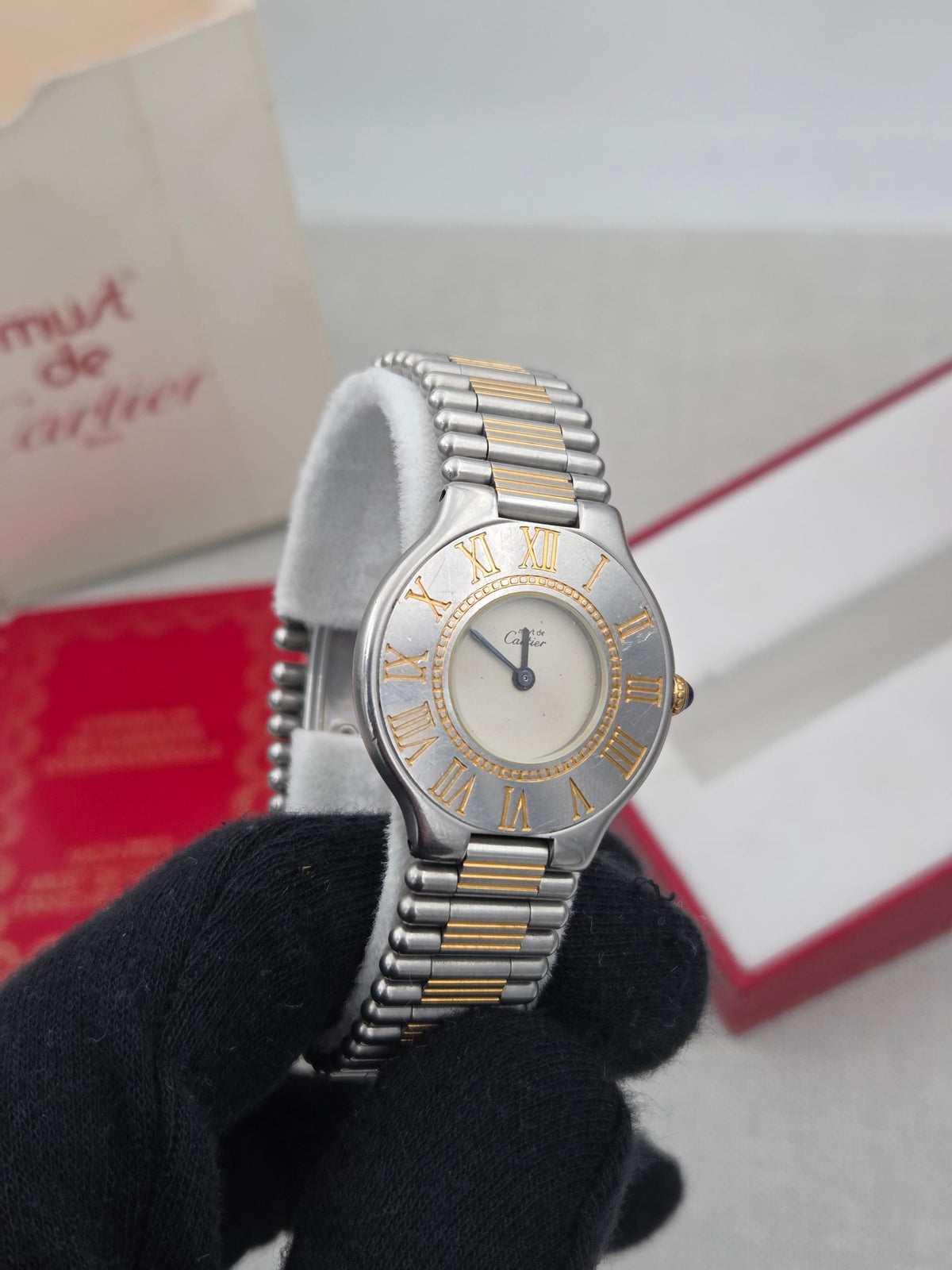 Cartier Must De 21 Serviced 1y warranty 9010 31mm (421)