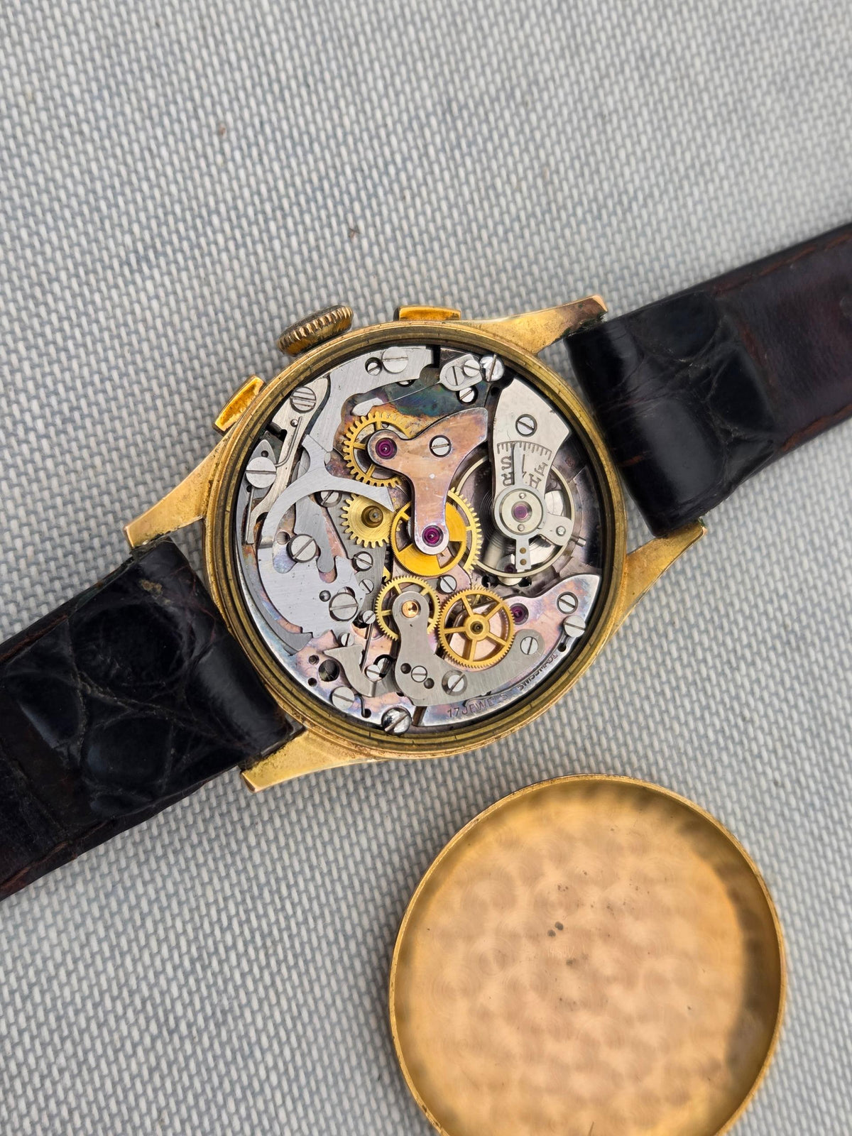 Chronographe Suisse Cie Palma Palma 18k manual 34mm