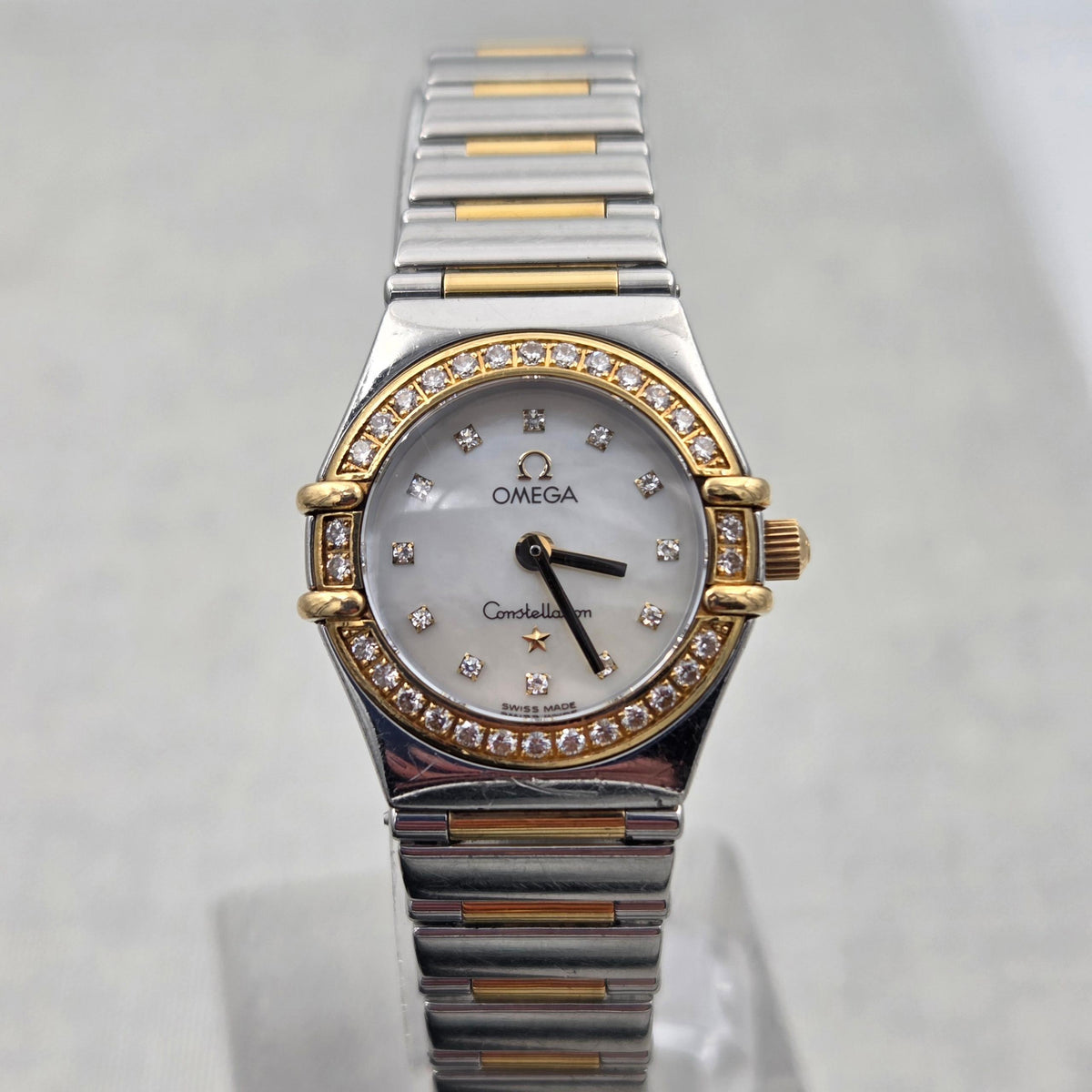 Omega Constellation Mother of pearl diamonds mop panthère alternative 1267.75 (522)
