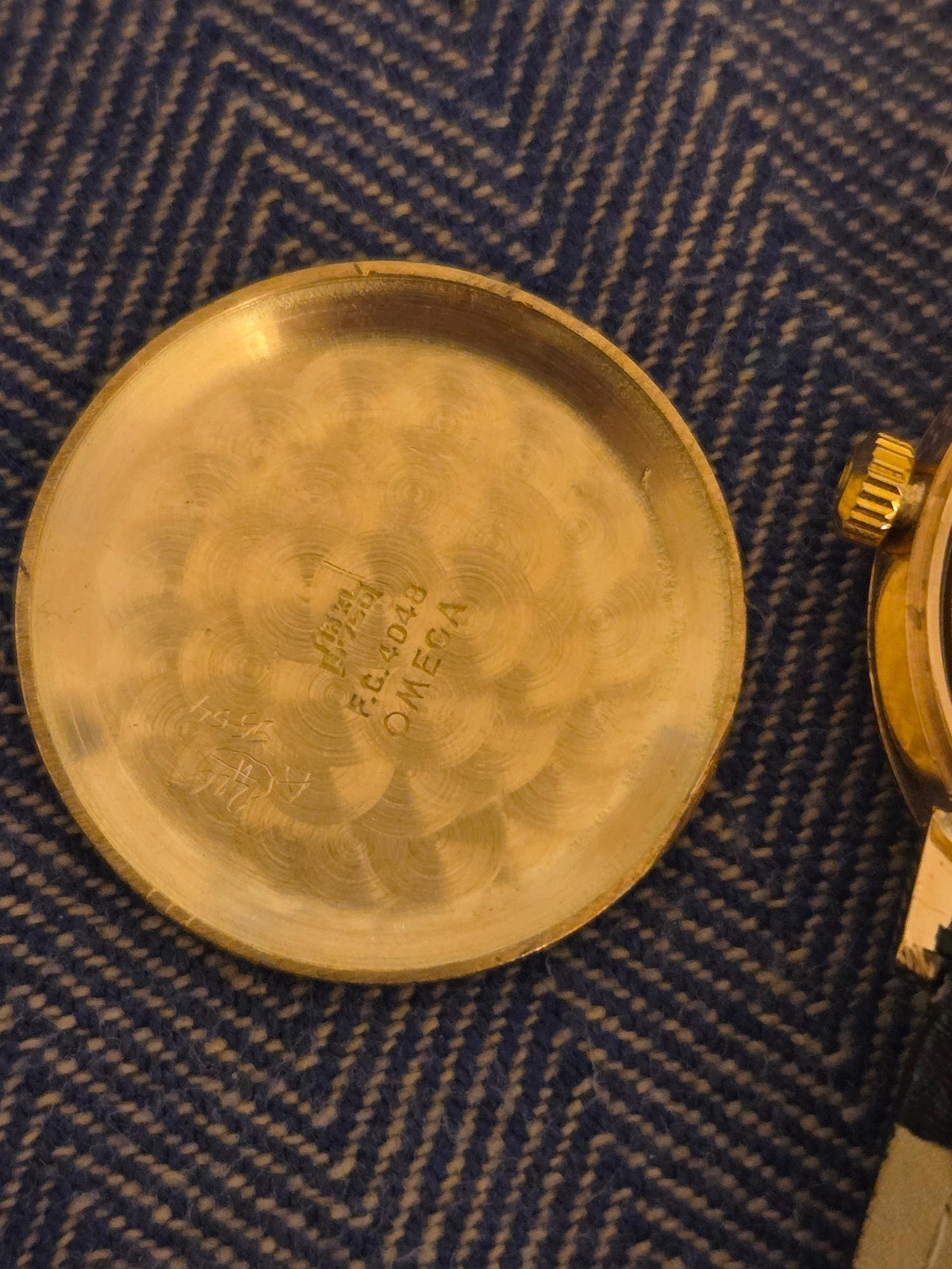 Omega Genève 18k gold , serviced, Genève automatic