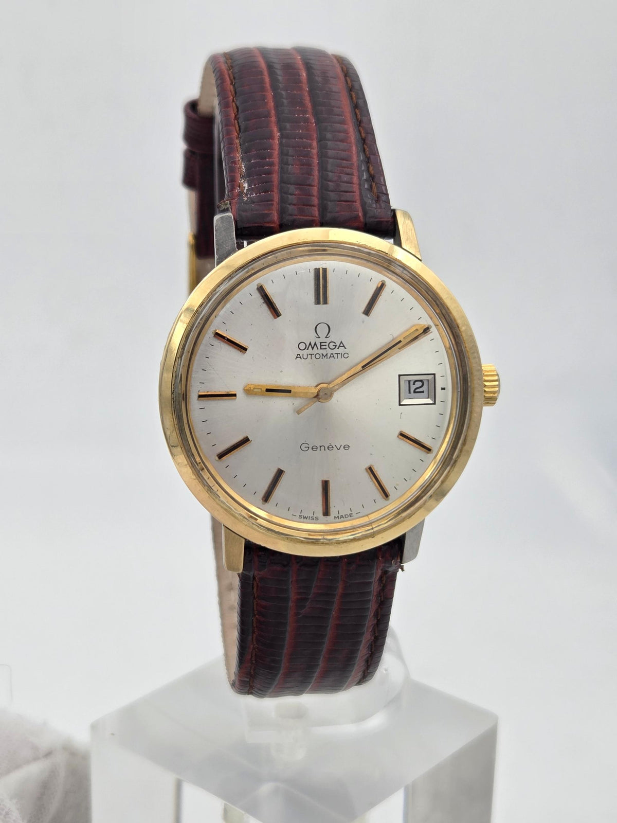 Omega Genève Genève automatic 37mm jumbo gold cap cal 1012 166.020