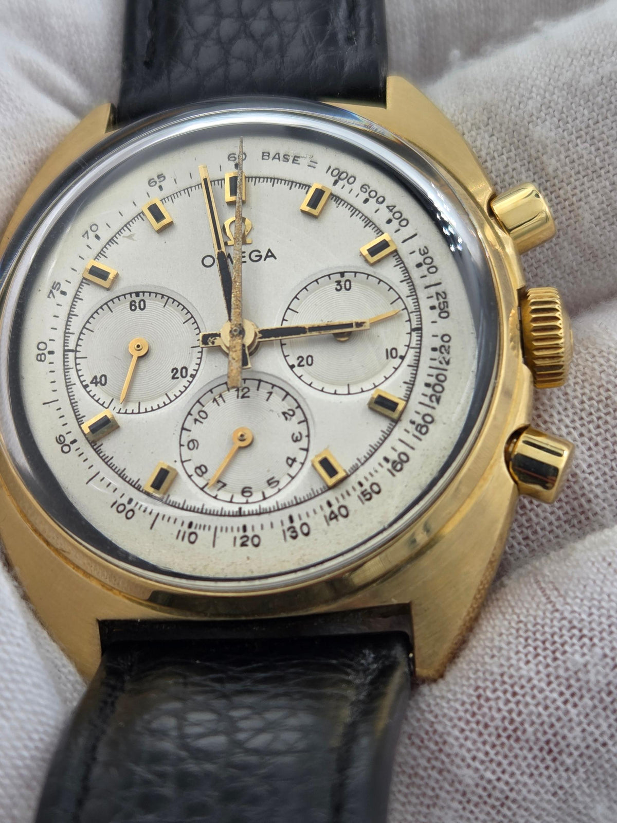 Omega Seamaster Chrono 18k gold serviced 2y warranty