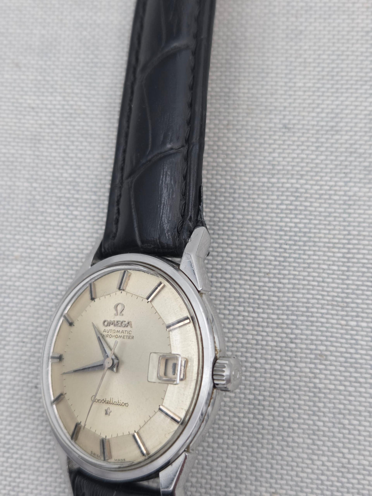 Omega Constellation Pie-pan piepan dogleg constellation genta like 168.005 (550)