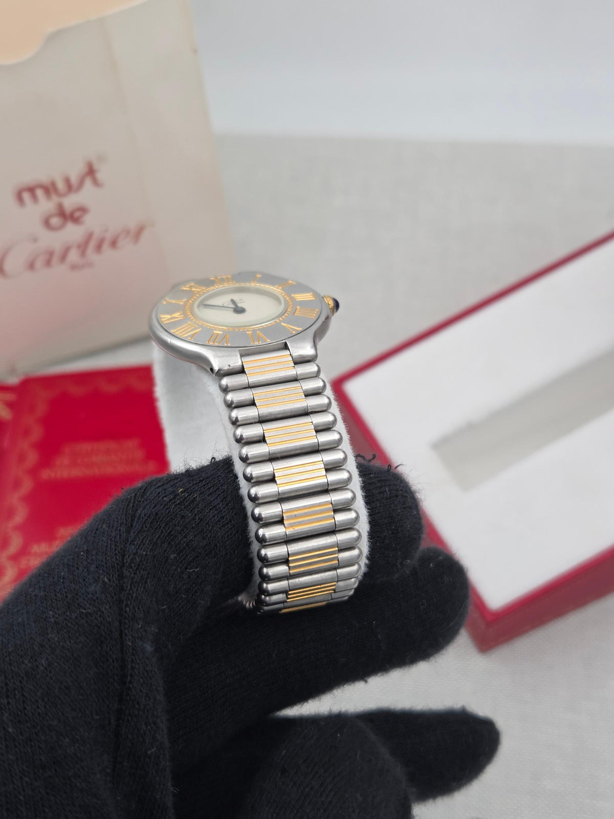 Cartier Must De 21 Serviced 1y warranty 9010 31mm (421)